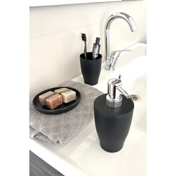 Primanova Pure Siyah 3'lü Banyo Seti
