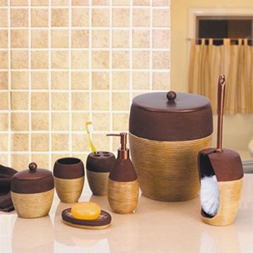 Primanova Rattan Banyo Aksesuarı Çöp Kovası