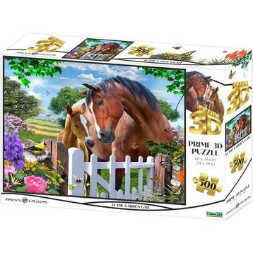 Prime 10046 3D At The Garden Gate 500 Parça Yetişkin Puzzle