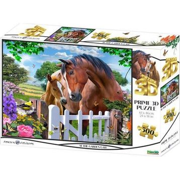 Prime 10046 3D At The Garden Gate 500 Parça Yetişkin Puzzle