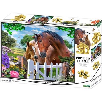 Prime 10046 3D At The Garden Gate 500 Parça Yetişkin Puzzle