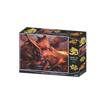 Prime 10090 3D Fire Dragon 500 Parça Yetişkin Puzzle