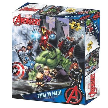 Prime 32549 3D Avengers 500 Parça Yetişkin Puzzle