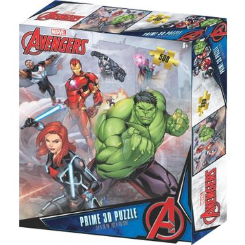 Prime 32602 3D Avengers 500 Parça Yetişkin Puzzle