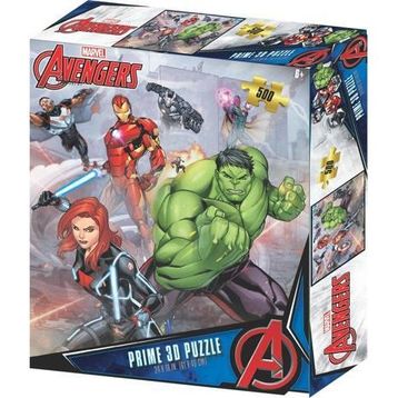 Prime 32602 3D Avengers 500 Parça Yetişkin Puzzle