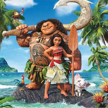 Prime 32664 3D Disney Moana 500 Parça Puzzle