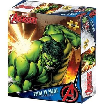 Prime 32672 3D Avengers The Hulk 500 Parça Yetişkin Puzzle