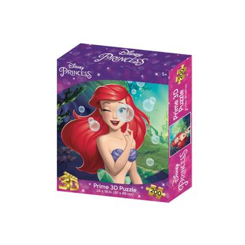 Prime 32822 3D Disney Princess Deniz Kızı Ariel 200 Parça Puzzle