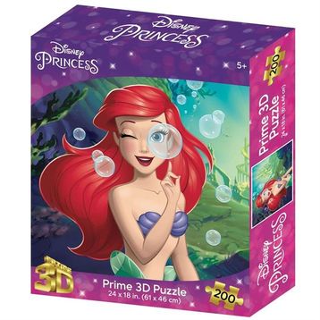 Prime 32822 3D Disney Princess Deniz Kızı Ariel 200 Parça Puzzle