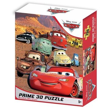 Prime 33037 3D Disney Cars 200 Parça Puzzle