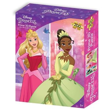 Prime 33039 3D Disney Princess 200 Parça Puzzle