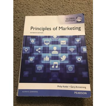 Principles of Marketing Global Edtion