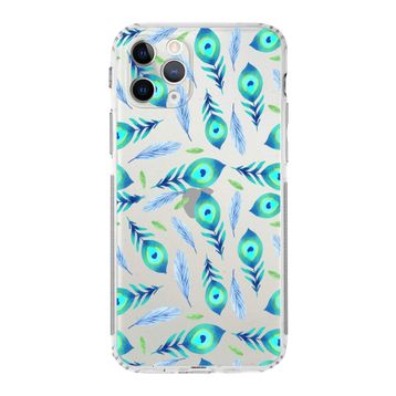 PrintiFy 11 Pro Max Uyumlu Nazar Boncuğu 3 Baskılı Kamera Korumalı Şeffaf Silikon Kılıf