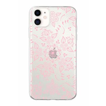 Printify Apple iPhone 11 ile Uyumlu Kapak Nostalji Desen - C Tasarımlı 1mm Fit Şeffaf Silikon Kılıf