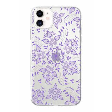 Printify Apple iPhone 11 ile Uyumlu Kapak Nostalji Desen - D Tasarımlı 1mm Fit Şeffaf Silikon Kılıf