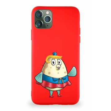 Printify Apple Iphone 11 Pro Max Soft Premier Kapak Puff Tasarımlı Silikon Kırmızı Kılıf