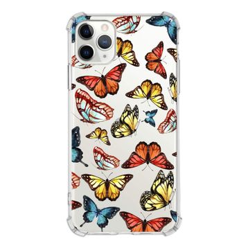 Printify Apple iPhone 11 Pro Max Uyumlu Water Color 2 Baskılı Şeffaf Köşe Korumalı Antişok Kılıf