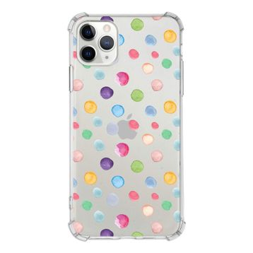 Printify Apple iPhone 11 Pro Uyumlu Water Color 6 Baskılı Şeffaf Köşe Korumalı Antişok Kılıf