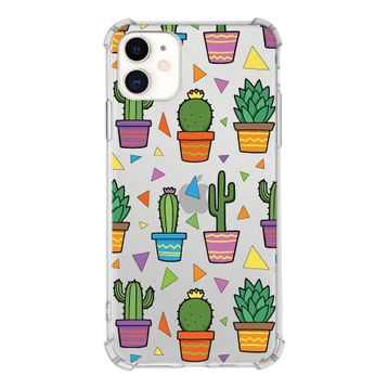 Printify Apple iPhone 11 Uyumlu Water Color 4 Baskılı Şeffaf Köşe Korumalı Antişok Kılıf