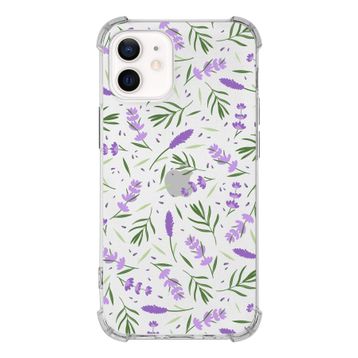 Printify Apple iPhone 12 Uyumlu Water Color 3 Baskılı Şeffaf Köşe Korumalı Antişok Kılıf