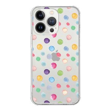 Printify Apple iPhone 13 Pro Max Uyumlu Water Color 6 Baskılı Şeffaf Köşe Korumalı Antişok Kılıf