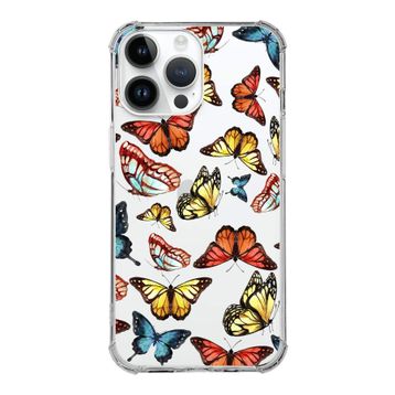 Printify Apple iPhone 14 Pro Uyumlu Water Color 2 Baskılı Şeffaf Köşe Korumalı Antişok Kılıf