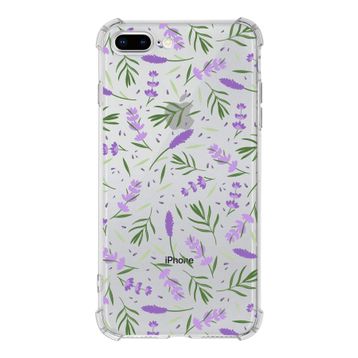 Printify Apple iPhone 8 Plus Uyumlu Water Color 3 Baskılı Şeffaf Köşe Korumalı Antişok Kılıf