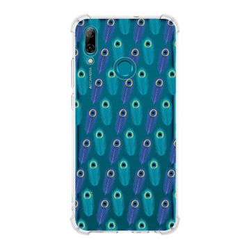 Printify Huawei P Smart 2019 Uyumlu Nazar Boncuğu 4 Baskılı Şeffaf Köşe Korumalı Antişok Kılıf