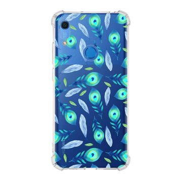 Printify Huawei Y6S Uyumlu Nazar Boncuğu 3 Baskılı Şeffaf Köşe Korumalı Antişok Kılıf