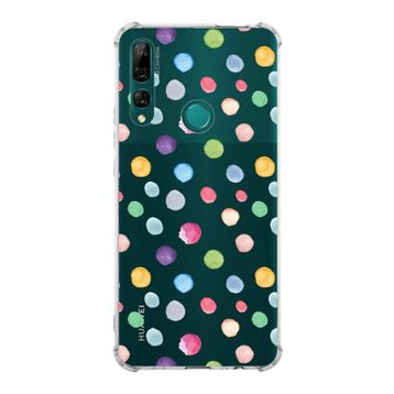 Printify Huawei Y9 Prime 2019 Uyumlu Water Color 6 Baskılı Şeffaf Köşe Korumalı Antişok Kılıf
