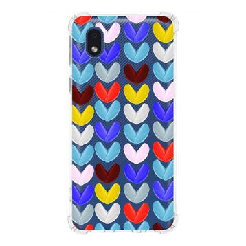 Printify Samsung Galaxy A01 Core Uyumlu Water Color 1 Baskılı Şeffaf Köşe Korumalı Antişok Kılıf