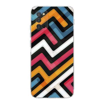 Printify Samsung Galaxy A02s Uyumlu Kamera Korumalı Kapak Grafiti C Tasarımlı Şeffaf Kılıf