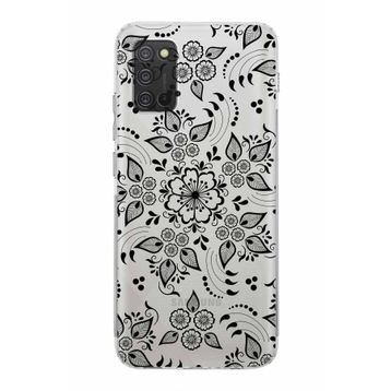 Printify Samsung Galaxy A02s Uyumlu Kamera Korumalı Kapak Nostalji Desen B Tasarımlı Şeffaf Kılıf
