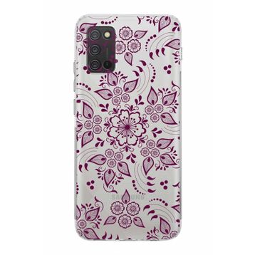 Printify Samsung Galaxy A02s Uyumlu Kamera Korumalı Kapak Nostalji Desen F Tasarımlı Şeffaf Kılıf