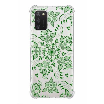 Printify Samsung Galaxy A02S Uyumlu Köşe Korumalı Antişok Kapak Nostalji Desen Tasarımlı Şeffaf Kılıf