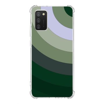Printify Samsung Galaxy A02S Uyumlu Köşe Korumalı Antişok Kapak Renk Cümbüşü Tasarımlı Şeffaf Kılıf