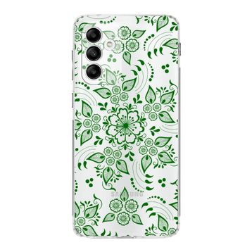 Printify Samsung Galaxy A04S Uyumlu Kamera Korumalı Kapak Nostalji Desen A Tasarımlı Şeffaf Kılıf