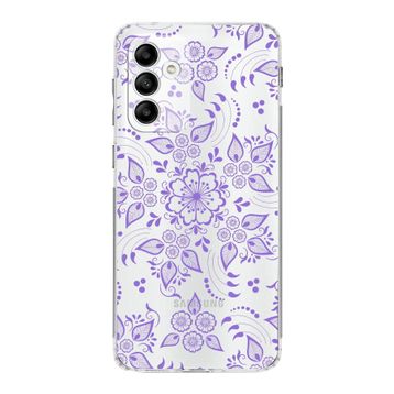 Printify Samsung Galaxy A04S Uyumlu Kamera Korumalı Kapak Nostalji Desen D Tasarımlı Şeffaf Kılıf