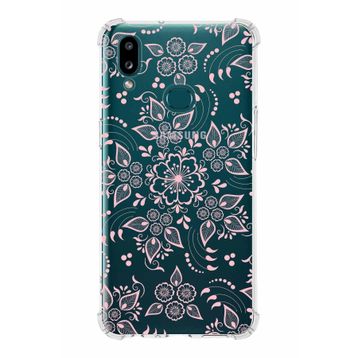 Printify Samsung Galaxy A10s Uyumlu Köşe Korumalı Antişok Kapak Nostalji Desen Tasarımlı Şeffaf Kılıf
