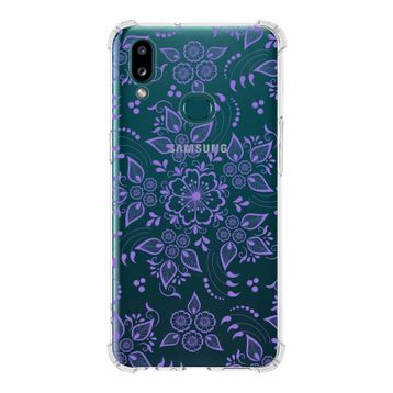 Printify Samsung Galaxy A10s Uyumlu Köşe Korumalı Antişok Kapak Nostalji Desen Tasarımlı Şeffaf Kılıf