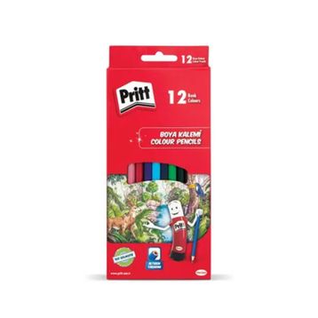 Pritt 12 Renk Karton Kutulu Boya Kalemi