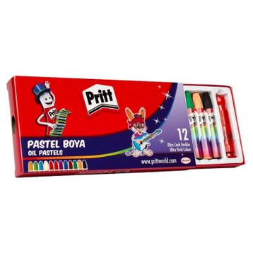 Pritt 12 Renk Yağlı Pastel Boya