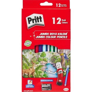 Pritt 12'li Jumbo Kuru Boya Kalemi