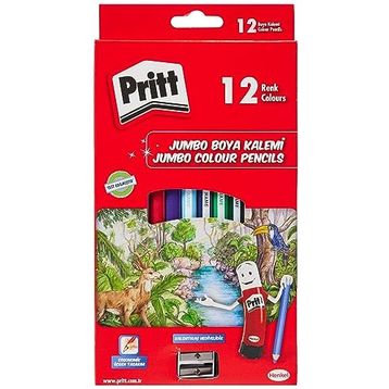Pritt 12'li Jumbo Kuru Boya Kalemi