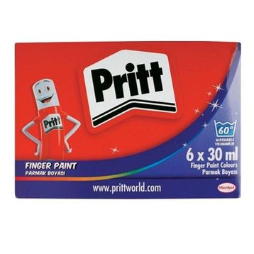 Pritt 30 ml 6 Renk Parmak Boyası