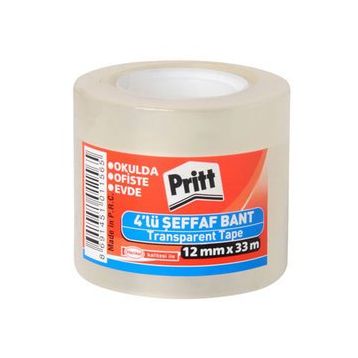 Pritt Shrink 4'lü Şeffaf Bant