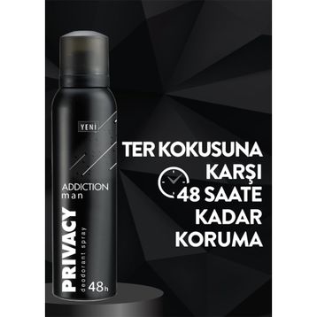Privacy Addiction 150 ml Erkek Sprey Deodorant