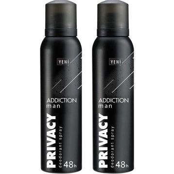 Privacy Addiction 2x150 ml Erkek Deodorant