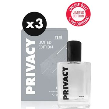 Privacy Men Limited Edition 3x50 ml Edt Erkek Parfüm