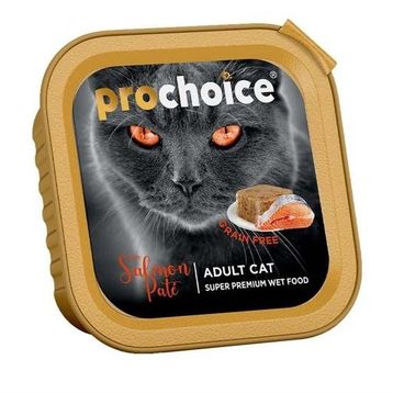 Pro Choice Pate 100 gr Somonlu Tahılsız Yaş Kedi Maması
